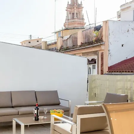 Florit Flats - Center 2br 2ba Attic Terrace View Wifi Ac Appartement Valencia