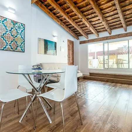 Florit Flats - Center 2br 2ba Attic Terrace View Wifi Ac 발렌시아