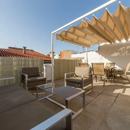Florit Flats - Center 2br 2ba Attic Terrace View Wifi Ac Walencja