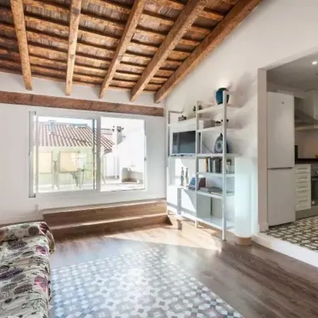 Florit Flats - Center 2br 2ba Attic Terrace View Wifi Ac Apartament