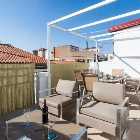 아파트 Florit Flats - Center 2br 2ba Attic Terrace View Wifi Ac 발렌시아