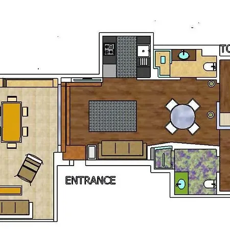 Florit Flats - Center 2br 2ba Attic Terrace View Wifi Ac Apartament