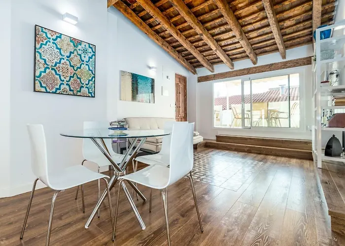 Florit Flats - Center 2br 2ba Attic Terrace View Wifi Ac Valencia